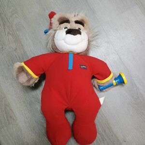 Vintage 1997 Tyco Bedtime Bubba Plush Animal Bear Tested Works Flashlight Voice